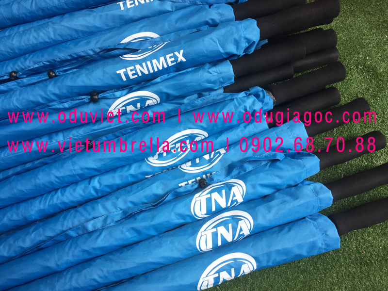 xưởng sản xuất ô dù cầm tay in logo quảng cáo